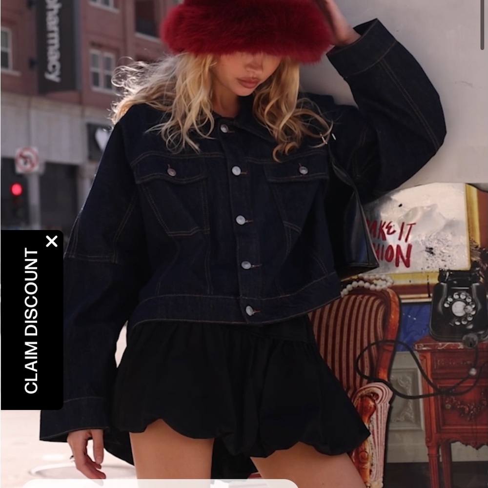 Dark wash Denim Jacket